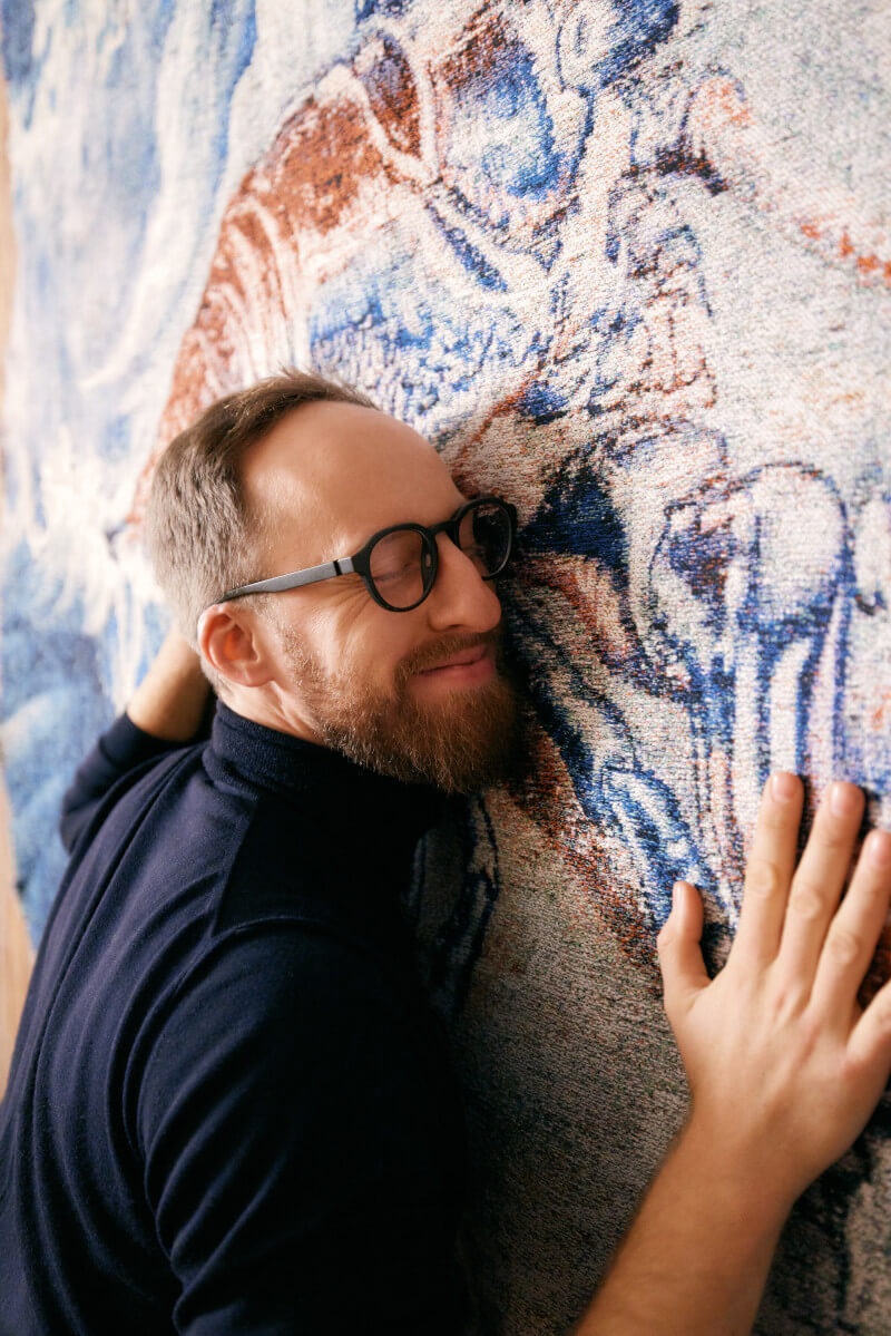 constantin pelka touching lobster carpet